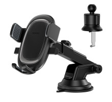 Тримач для мобiльного Baseus UltraControl Pro Series Clamp-Type Car Holder Set Cluster Black (C40351600113-00)