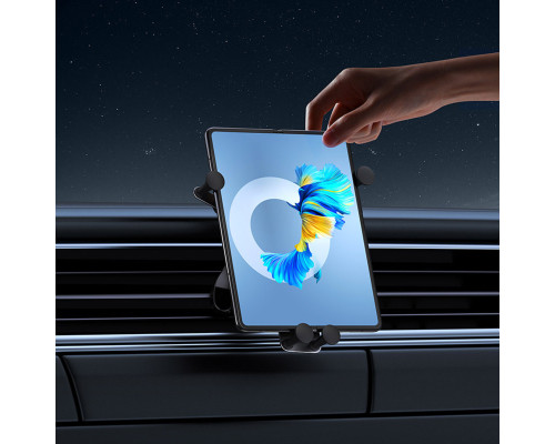 Автотримач для телефона Baseus UltraControl Mega Series Folding Screen Phone Car Mount Cluster Black (C40465400111-00)