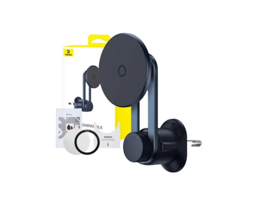 Автотримач для телефона Baseus MagPro Series II Magnetic Car Mount Stick-on Version Cosmic Black (C40172900121-00)