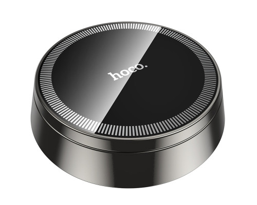 Автотримач для телефона HOCO H83 Metal ring magnetic car holder(center console) metal grey (6942007647939)