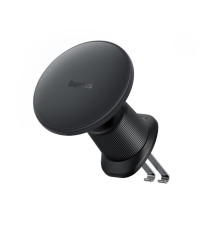 Автотримач для телефона з БЗП Baseus CW01 Magnetic Wireless Charging Car Mount Air Vent Version 15W Cluster Black (C40141001111-00)