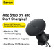 Автотримач для телефона з БЗП Baseus CW01 Magnetic Wireless Charging Car Mount Air Vent Version 15W Cluster Black (C40141001111-00)