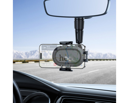 Автотримач для телефона HOCO H88 Rally ultra-thin car holder(rear view mirror) (6942007662611)
