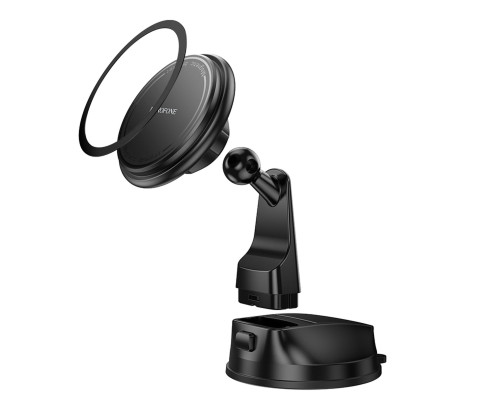 Автотримач для телефона BOROFONE BH136 Parker ring magnetic car holder(center console) Black (6941991121418)