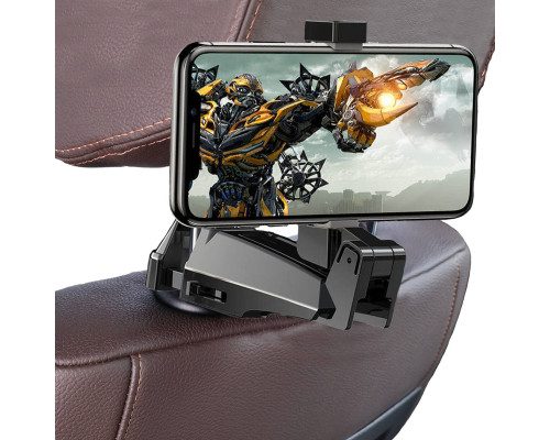 Тримач для мобiльного Baseus Backseat Vehicle Phone Holder Hook Black