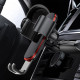 Автотримач для телефона Baseus Metal Age Gravity Car Mount (CD Version) Black (SUYL-J01)