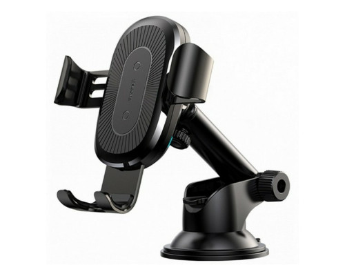 Тримач для мобiльного з БЗП Baseus Wireless Holder Osculum Type Black