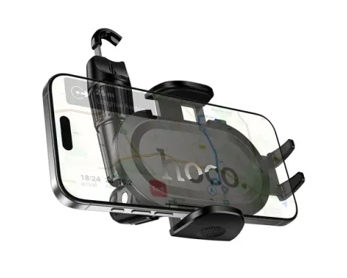 Автотримач Hoco H88 Rally ultra-thin car holder(rear view mirror) black mag-6942007662611146171