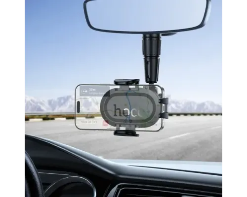 Автотримач Hoco H88 Rally ultra-thin car holder(rear view mirror) black mag-6942007662611146171