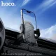 Автотримач Hoco H53 Brusco ultra-thin push-type car holder(air outlet) Чорний mag-6942007630542145089