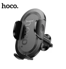 Автотримач Hoco H53 Brusco ultra-thin push-type car holder(air outlet) Чорний mag-6942007630542145089