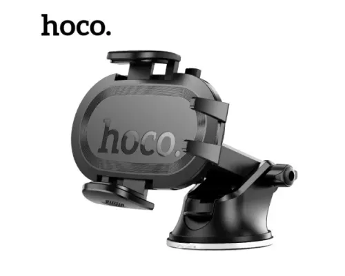Автотримач Hoco H54 Brusco ultra-thin push-type car holder Чорний mag-6942007630559146160