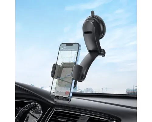 Автотримач Hoco CA118 Delicate press type center console car holder Space Чорний mag-6931474779212152422