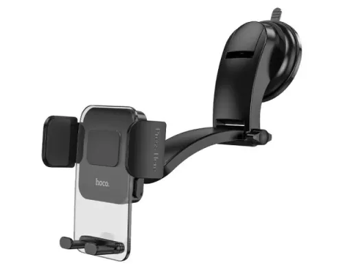 Автотримач Hoco CA118 Delicate press type center console car holder Space Чорний mag-6931474779212152422