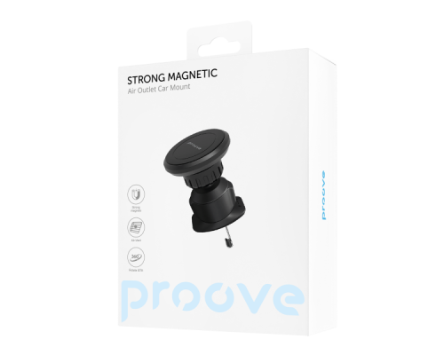 Автотримач Proove Strong Magnetic Air Outlet Car Mount black PLS-00-00112566