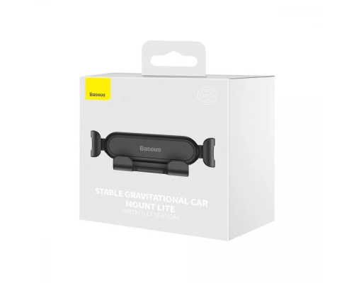 Автотримач Baseus Stable Gravitational Car Mount Lite black PLS-00-00106497