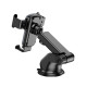 Тримач для мобільного HOCO CA104 vertical and horizontal telescopic gravity vehicle holder Black Metal Gray