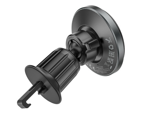 Тримач для мобiльного з БЗП BOROFONE BH202 Seaside magnetic wireless fast charging car holder (BH202)