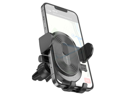 Тримач для мобільного BOROFONE BH84 Experience one-button car holder(air outlet) Black (BH84B)