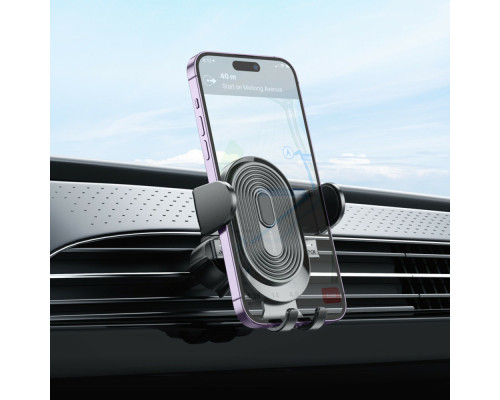 Тримач для мобільного BOROFONE BH84 Experience one-button car holder(air outlet) Black (BH84B)