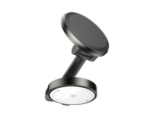 Автотримач для телефона BOROFONE BH126 Ascenso folding rotating car holder (center console) Metal Grey (6941991120404)