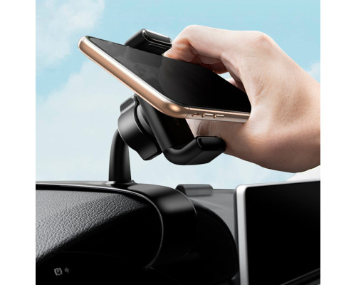 Автотримач для телефона UGREEN LP189 Dashboard Snap Clip Phone Holder Black (UGR-60796)