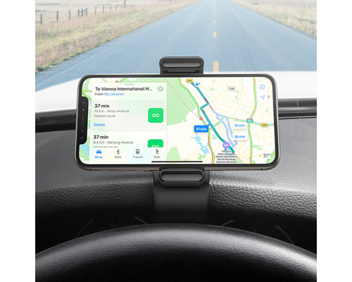 Автотримач для телефона UGREEN LP189 Dashboard Snap Clip Phone Holder Black (UGR-60796)