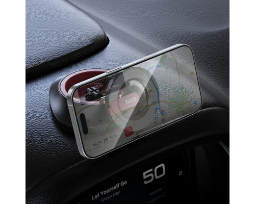 Автотримач для телефона HOCO H90 Tower folding ring magnetic car holder(dashboard) (6942007662635)