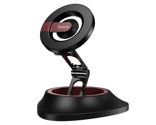 Автотримач для телефона HOCO H90 Tower folding ring magnetic car holder(dashboard) (6942007662635)