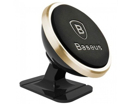 Тримач для мобiльного Baseus Magnetic Mount Holder(Paste Type) Gold