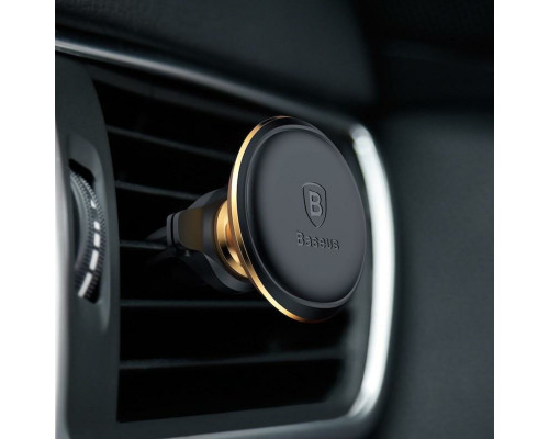 Тримач для мобiльного Baseus Magnetic Air Vent Car Mount Holder Gold