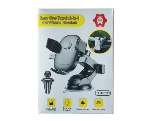 Автотримач XP-331 2in1 Black mag-2000001375181147648