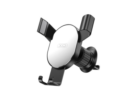 Автотримач XO C126 Mirror face gravity air outlet latch bracket Срібно-чорний mag-6920680843312140352