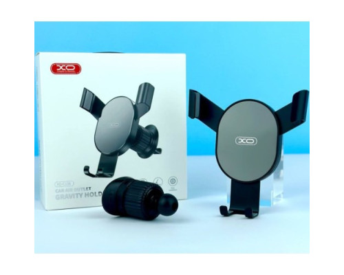 Автотримач XO C126 Mirror face gravity air outlet latch bracket Срібно-чорний mag-6920680843312140352