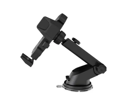 Автотримач XO C76 Car holder with sucker plate Чорний mag-6920680879267144193
