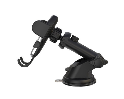 Автотримач XO C77 Car holder with sucker plate Чорний mag-6920680879274140436