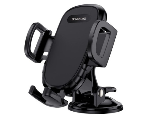 Автотримач BOROFONE BH37 Route push type suction cup чорний mag-6931474738486142761
