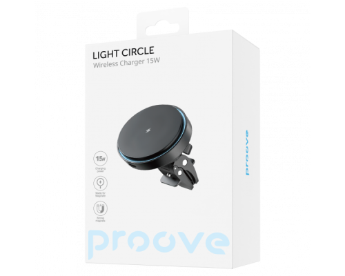 Автотримач Proove Light Circle 15W black PLS-00-00112568