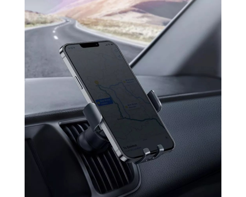 Автотримач Baseus Metal Age 2 Gravity Air black PLS-00-00106797