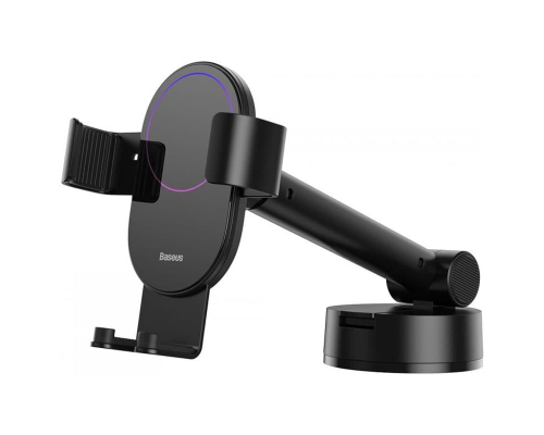 Автотримач Baseus Simplism Gravity Car Mount With Suction Base black PLS-00-00060761