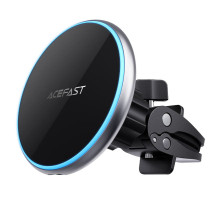 Тримач для мобiльного з БЗП ACEFAST D3 magnetic wireless charging car holder Silver