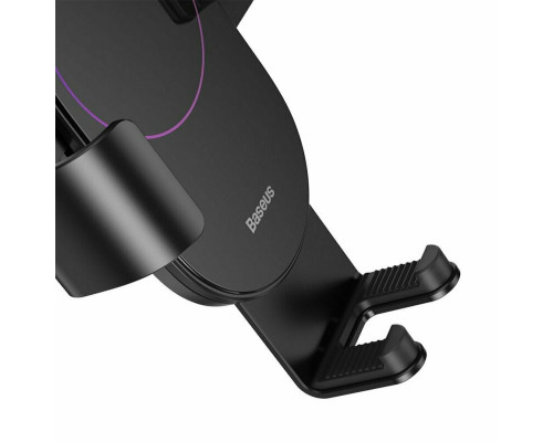 Тримач для мобiльного Baseus Simplism gravity car mount holder with suction base Black