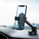 Тримач для мобiльного Baseus Simplism gravity car mount holder with suction base Black