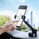 Тримач для мобiльного Baseus Simplism gravity car mount holder with suction base Black