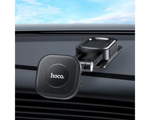 Тримач для мобільного HOCO H4 Mike magnetic car mount(center console) Black