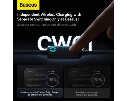 Автотримач для телефона з БЗП Basues CW01 Magnetic Wireless Charging Car Mount 40W Claw Edition Cluster Black (C40141000111-01)