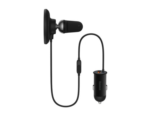 Автотримач для телефона з БЗП Basues CW01 Magnetic Wireless Charging Car Mount 40W Claw Edition Cluster Black (C40141000111-01)