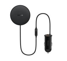 Автотримач для телефона з БЗП Basues CW01 Magnetic Wireless Charging Car Mount 40W Claw Edition Cluster Black (C40141000111-01)