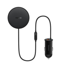 Автотримач для телефона з БЗП Basues CW01 Magnetic Wireless Charging Car Mount 40W Claw Edition Cluster Black (C40141000111-01)