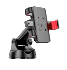 Тримач для мобільного HOCO H22 Dragon automatic clamping car holder(center console) Red Black